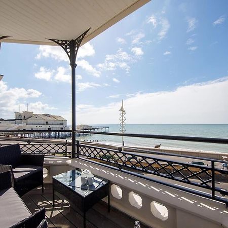 Panoramic Sea Views In Beachfront Apt W Balcony Bognor Regis Extérieur photo